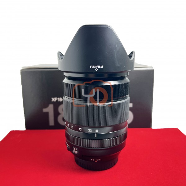 [USED-PJ33] Fujifilm 18-135mm F3.5-5.6 R LM OIS WR XF, 90% Like New Condition (S/N:8BA02206