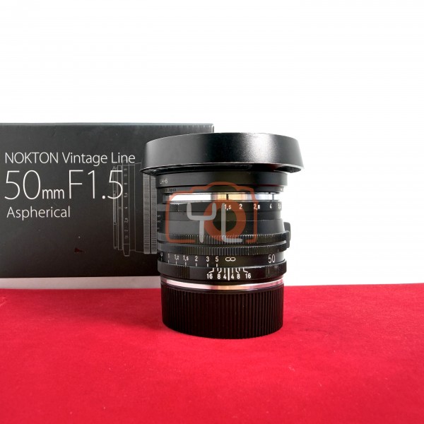 [USED-PJ33] Voigtlander 50mm F1.5 II MC Nokton ASPH VM (Leica M), 80% Like New Condition (S/N:7340027)