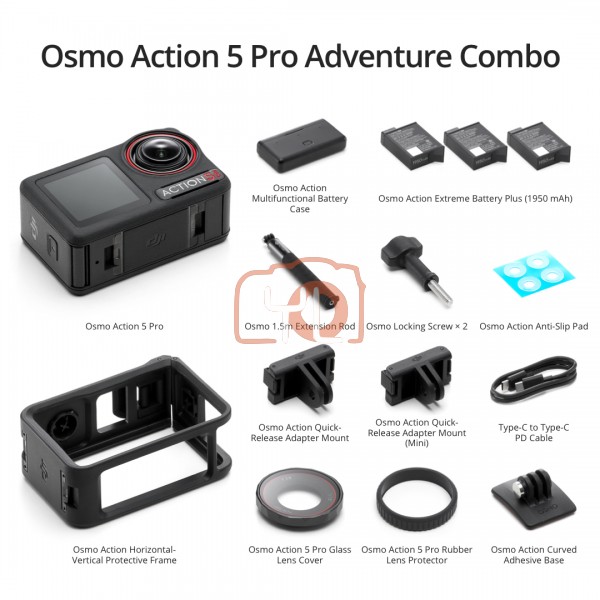 DJI Osmo Action 5 Pro- Action Camera Adventure Combo