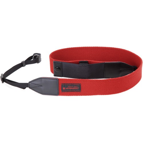 Artisan & Artist RDS-AC200 Camera Strap with Lens Cap Holder (Red)