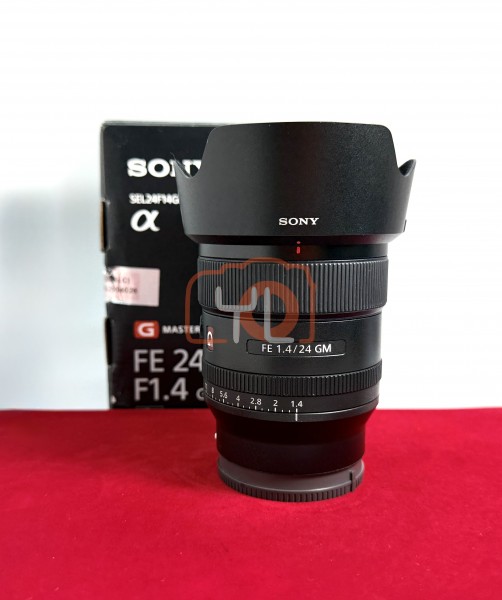 [USED-PJ33] Sony 24mm F1.4 GM FE , 90% Condition Like New (S/N:1809568)