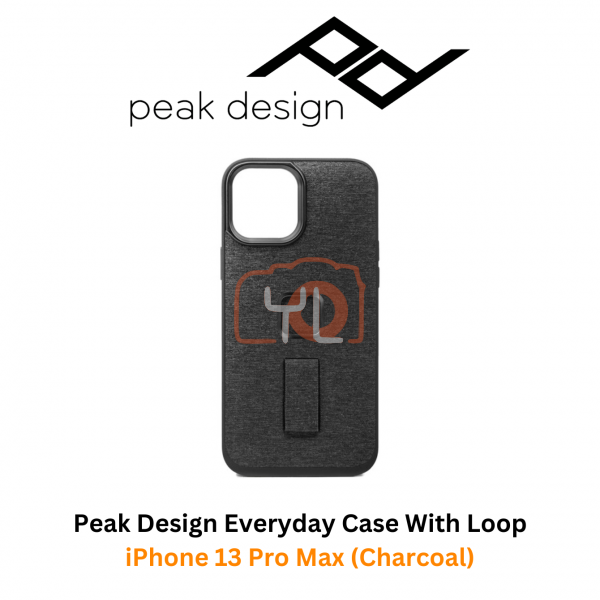 Peak Design Everyday Case with Loop for iPhone 13 Pro Max (Charcoal)
