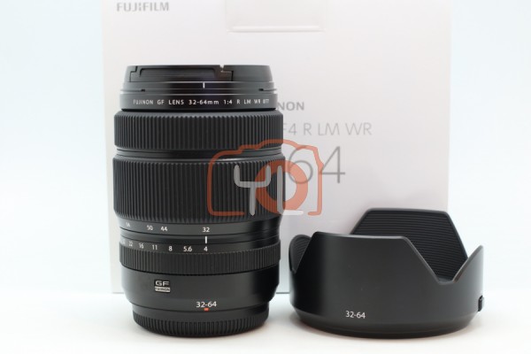 [USED-PUDU] Fujifilm GF 32-64mm F4 R LM WR, 95% Like New Condition (S/N:76A00624)
