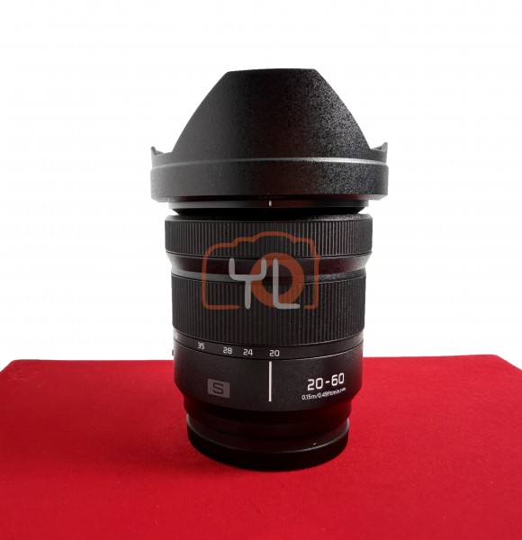 [USED-PJ33] Panasonic 20-60mm F3.5-5.6 Lumix S L-Mount , 95% Like New Condition (S/N:XJ3CB204599)