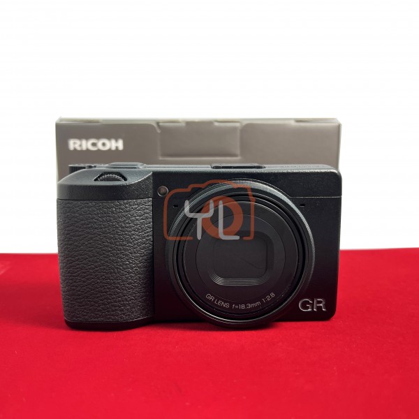 [USED-PJ33] Ricoh GR III Camera (Shutter Count : 327) , 95% Like New Condition (S/N:0025450)