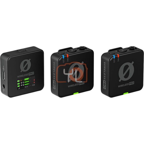 RODE Wireless PRO 2-Person Clip-On Wireless Microphone System/Recorder with Lavaliers (2.4 GHz)