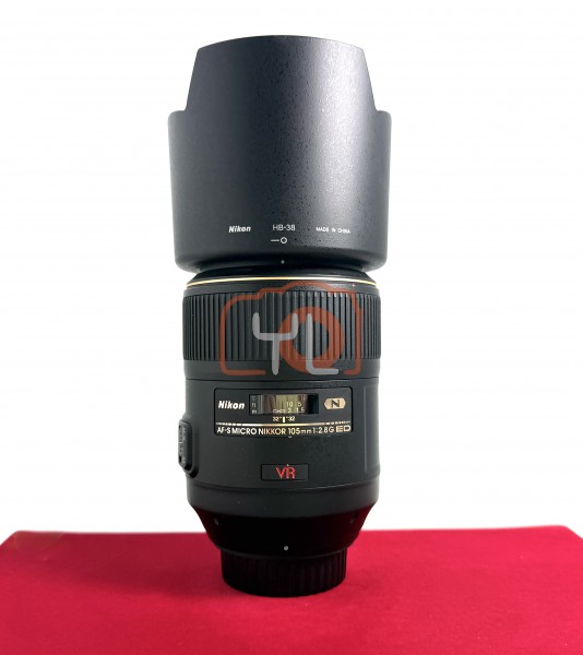 [USED-PJ33] Nikon 105mm F2.8 G Macro VR  AFS, 95% Like New Condition (S/N:346355)