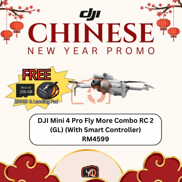 DJI Mini 4 Pro Drone Fly More Combo with RC 2 Controller