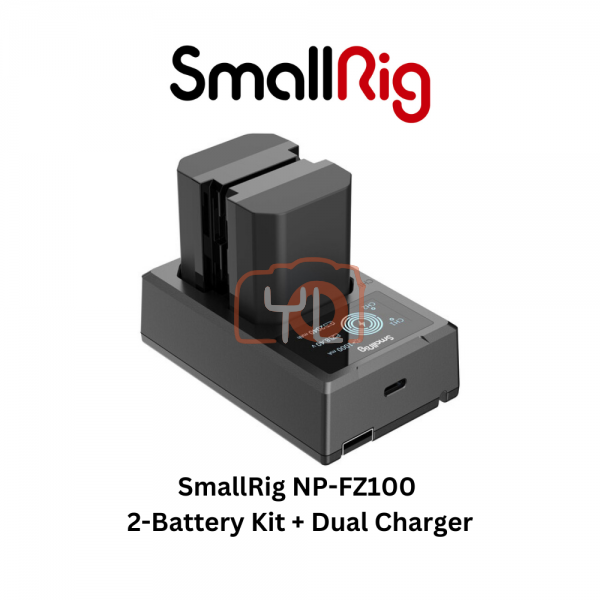 SmallRig 3824 NP-FZ100 2-Battery Kit with Dual Charger