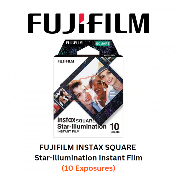 FUJIFILM INSTAX SQUARE Instant Film (Star Illumination - 10 Exposures)