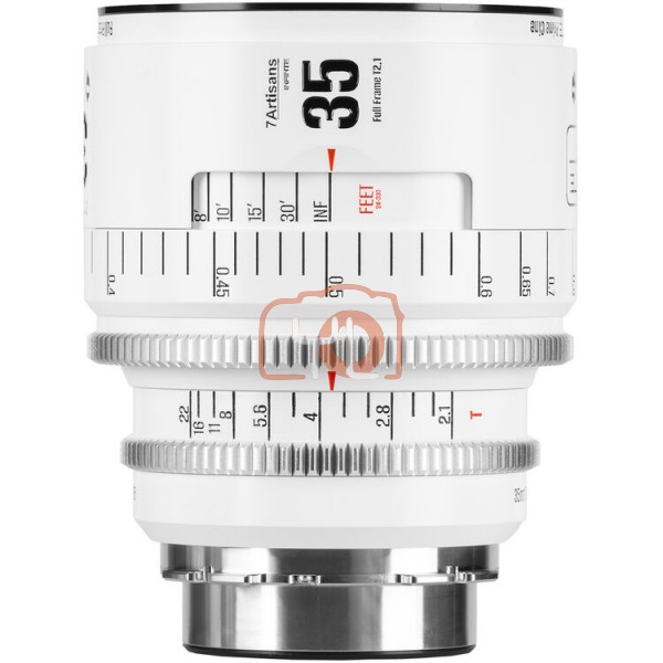 7Artisans INFINTE 35mm T2.1 Cine Lens (ARRI PL Mount, White)