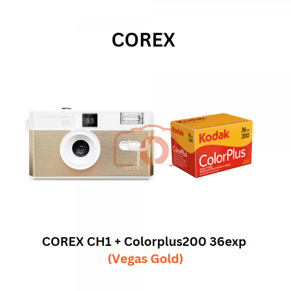 Corex CH1 + Kodak Colorplus 200 36exp (Vegas Gold)