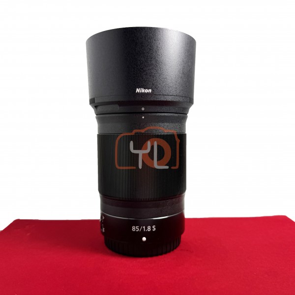 [USED-PJ33] Nikon 85mm F1.8 S Z , 95% Like New Condition (S/N:20060915)