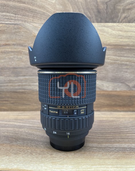 [USED @ YL LOW YAT]-Tokina SD 16-50mm F2.8 DX AT-X PRO Lens For Nikon,95% Condition Like New,S/N:7711384