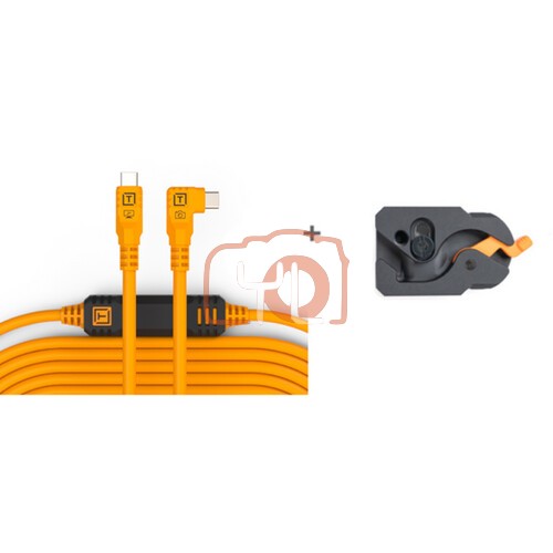 Tether Tools LLPC31RT2-ORG TetherGuard LeverLock & Cable Kit (High Visibility Orange)
