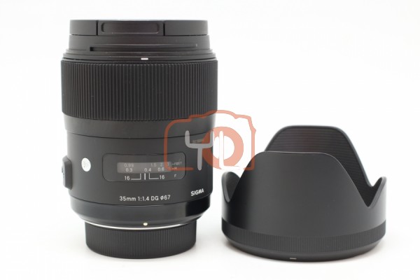 [USED-PUDU] SIGMA 35MM F1.4 DG ART LENS For Nikon 95%LIKE NEW CONDITION SN:50186949