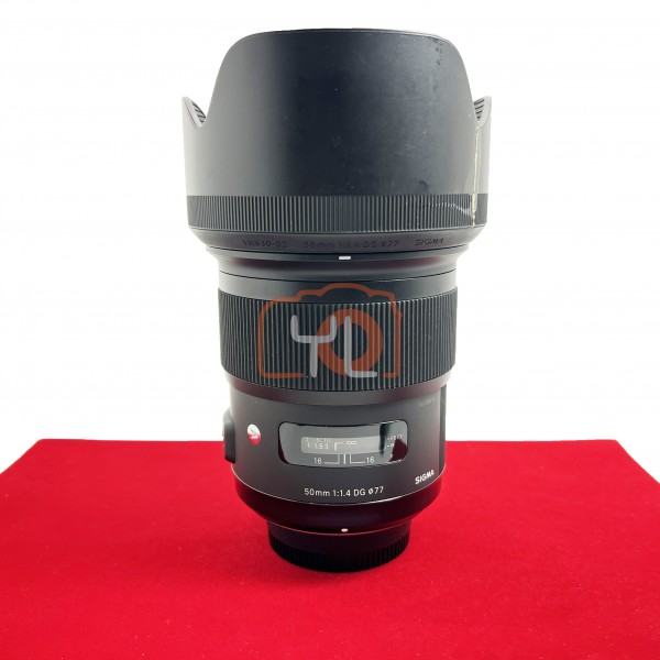 [USED-PJ33] Sigma 50mm F1.4 DG ART HSM (Nikon F) , 95% Like New Condition (S/N:14158835)