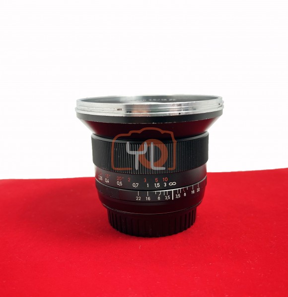 [USED-PJ33] Zeiss 18mm F3.5 Distagon T* (Canon), 85% Like New Condition (S/N:15753511)