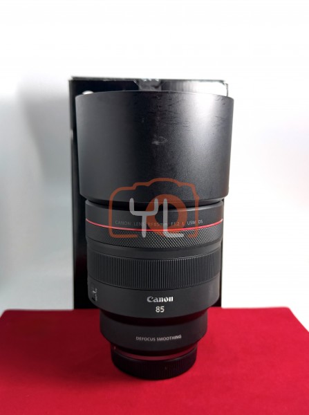 [USED-PJ33] Canon RF 85mm F1.2 L USM DS, 95% Like New Condition (S/N:1800000396)