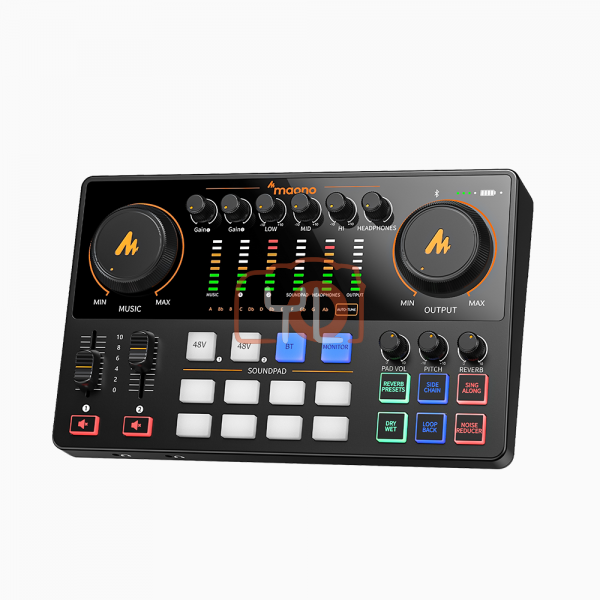 MAONO E2-GEN2 Dual XLR Portable All-in-One Podcast Sound Card