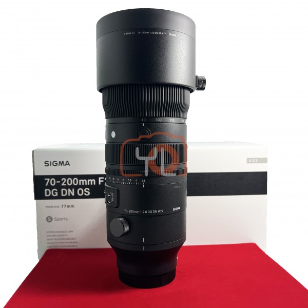 [USED-PJ33] Sigma 70-200mm F2.8 DG DN OS Sport (L-Mount), 90% Like New Condition (S/N:57678794)