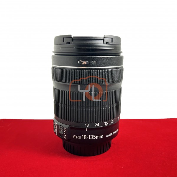 [USED-PJ33] Canon 18-135mm F3.5-5.6 IS EFS STM (Have scratch mark at front optic corner), 90% Like New Condition (S/N:802055338)