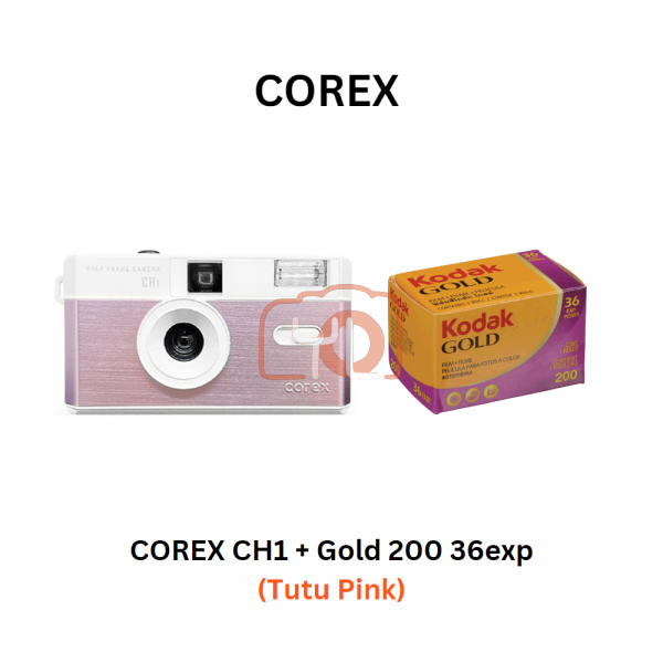 Corex CH1 + Kodak Gold 200 36exp (Tutu Pink)