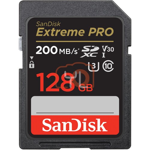 SanDisk 128GB Extreme PRO UHS-I SDXC Card (200MB/s)