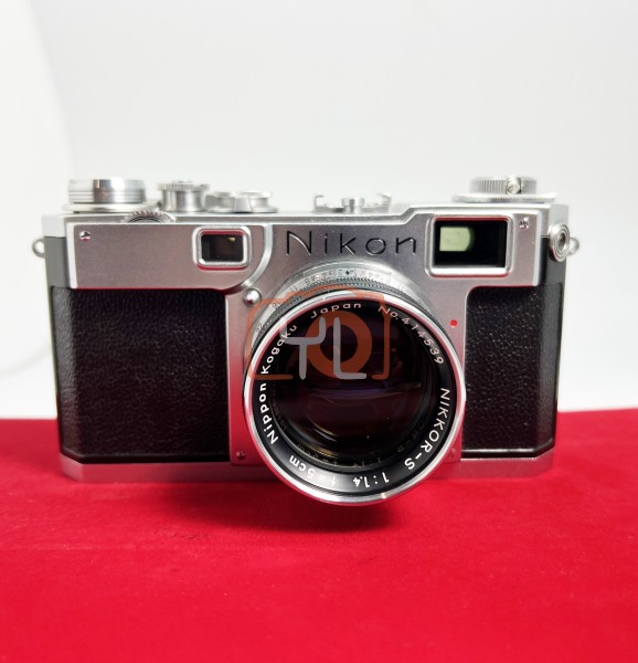 [USED-PJ33] Nikon S2 Film Camera + 50mm F1.4 Nikkor-S Nippon Kogaku, 90% Like New Condition (S/N:6136765)