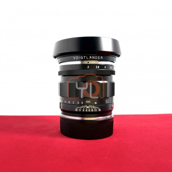 [USED-PJ33] Voigtlander 50MM F2 APO-Lanthar ASPH VM (Leica M), 95% Like New Condition (S/N:7121233)