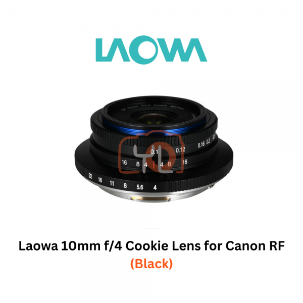 Laowa 10mm f/4 Cookie Lens for Canon RF (Black)