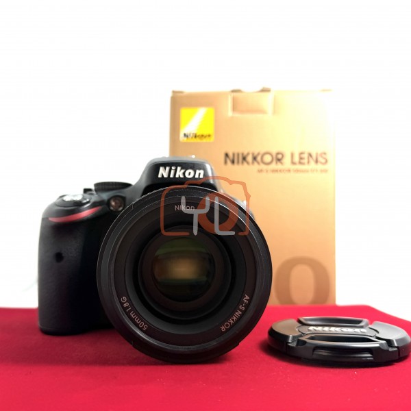[USED-PJ33] Nikon D5100 Body (Shutter Count: 6k) + 50MM F1.8 G AFS, 90% Like New Condition (S/N:8292197)