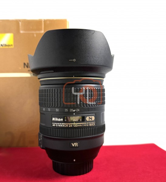 [USED-PJ33] Nikon 24-120mm F4 G VR AFS, 95% Like New Condition (S/N:62418229)