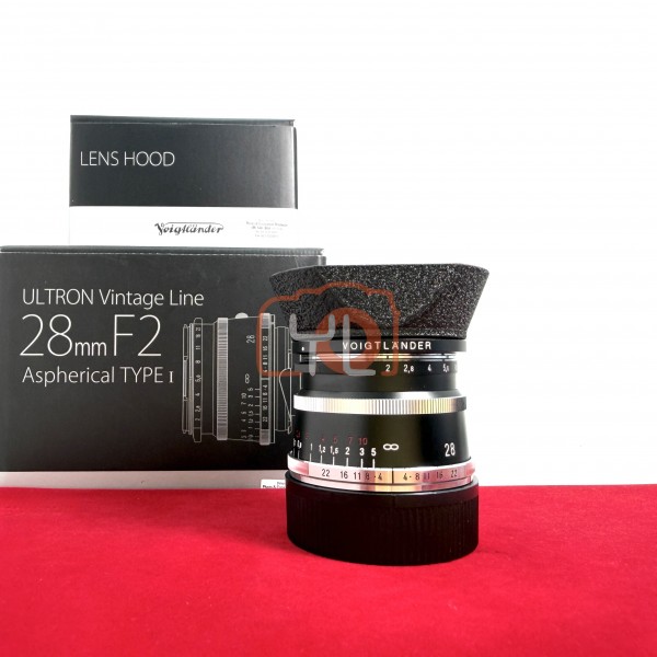 [USED-PJ33] Voigtlander 28mm F2 Type I Ultron Vintage Line ASPH VM (Leica M ), 95% Like New Condition (S/N:7230200)