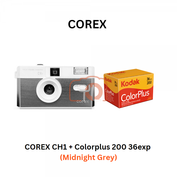 Corex CH1 + Kodak Colorplus 200 36exp (Midnight Grey)