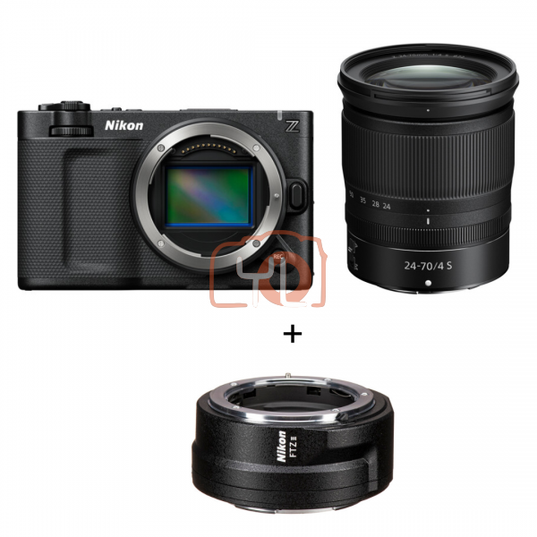 Nikon ZR 6K Cinema Camera with Z 24-70mm F4 S Lens +FTZ II Mount Adapter  - Free Extra Battery Online Redemption