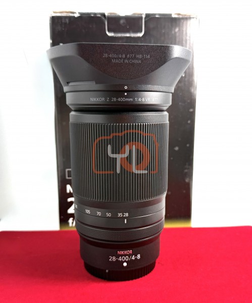 [USED-PJ33] Nikon 28-400mm F4-8 VR Z, 95% Like New Condition (S/N:20031684)