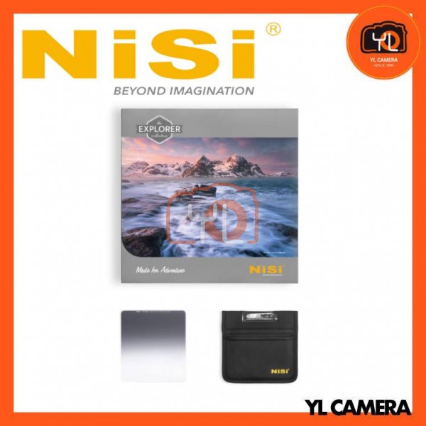 Nisi Explorer Collection 150x170mm Nano IR Medium Graduated Neutral Density Filter – GND8 (0.9) – 3 Stop