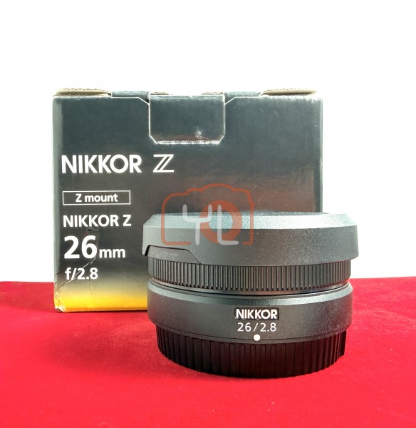 [USED-PJ33] Nikon 26mm F2.8 Z Lens, 90% Like New Condition (S/N:20009129)