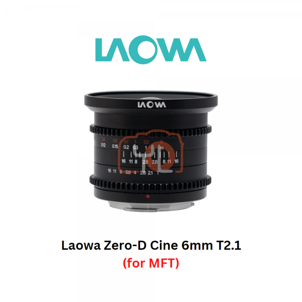 Venus Optics Laowa Zero-D Cine 6mm T2.1 Lens (MFT, Feet/Meters)