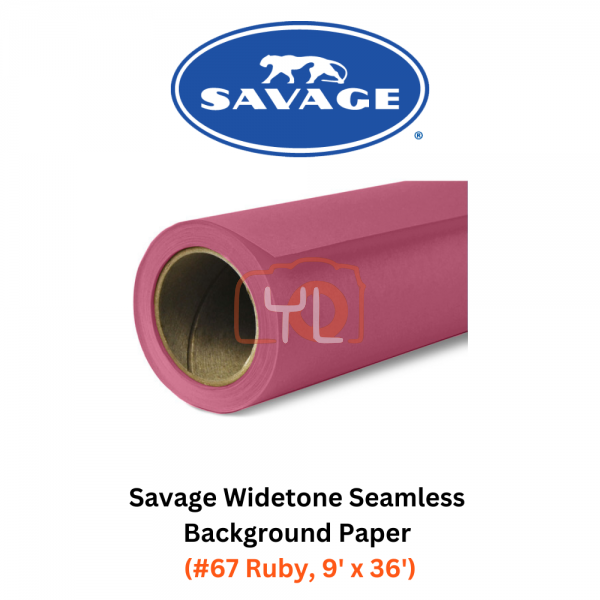 Savage Widetone Seamless Background Paper (#67 Ruby, 9' x 36')
