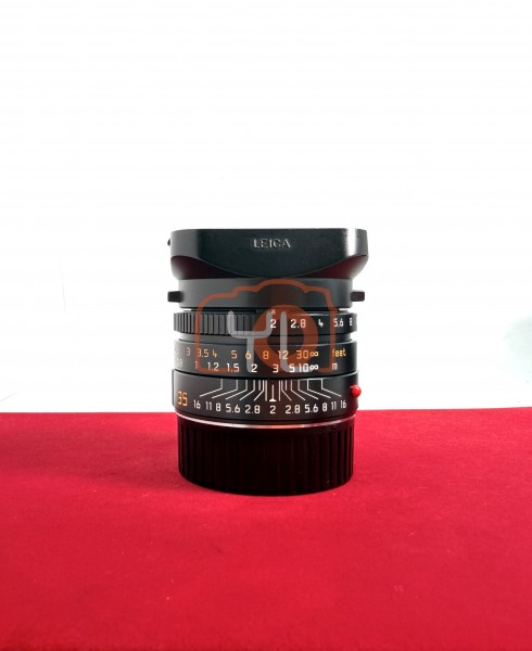 [USED-PJ33] Leica 35mm F2 Summicron-M ASPH 11879, 90% Like New Condition (S/N:4160780)