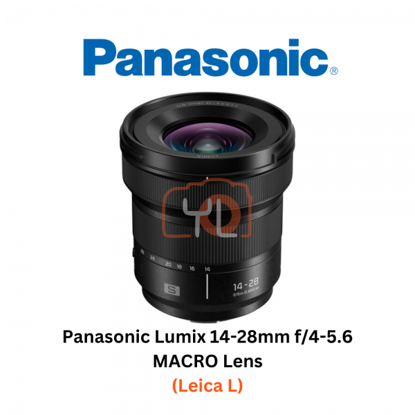 Panasonic Lumix 14-28mm f4-5.6 MACRO Lens (Leica L) (S-R1428GC)