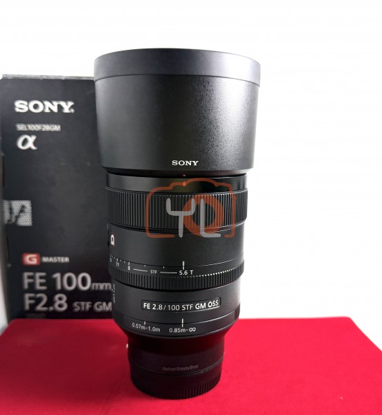 [USED-PJ33] Sony 100mm F2.8 STF GM OSS FE ,95% Like New Condition (S/N:1806973)
