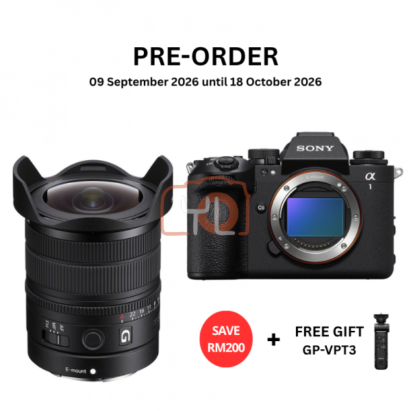 [PRE-ORDER] Sony FE 8-14mm f3.5 Fisheye G Lens - Sony E