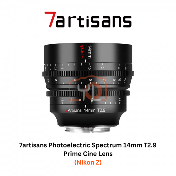 7artisans Photoelectric Spectrum 14mm T2.9 Prime Cine Lens (Nikon Z)
