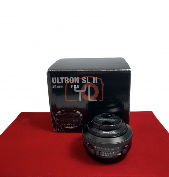 [USED-PJ33] Voigtlander 40MM F2 Ultron SL II ASPH (Canon) , 90% Like New Condition (S/N:8130431)