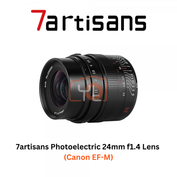 7artisans Photoelectric 24mm f1.4 Lens (Canon EF-M)