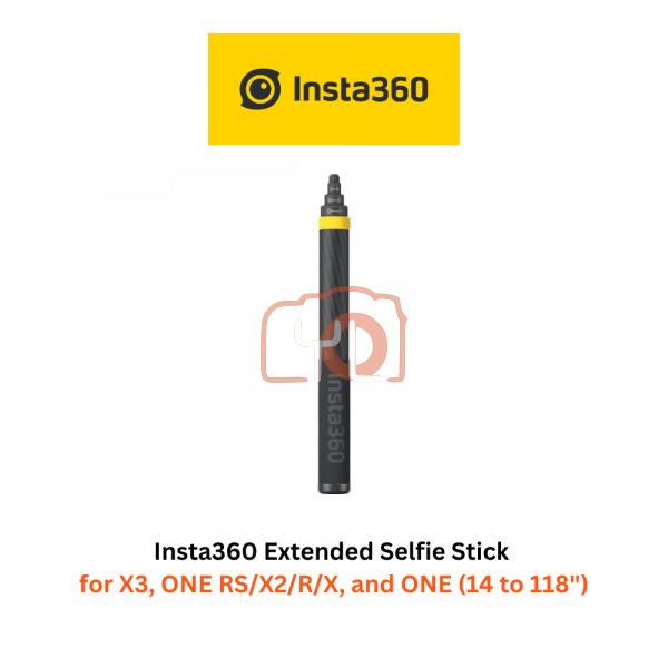 Insta360 Extended Selfie Stick for X3, ONE RS/X2/R/X, and ONE (14 to 118