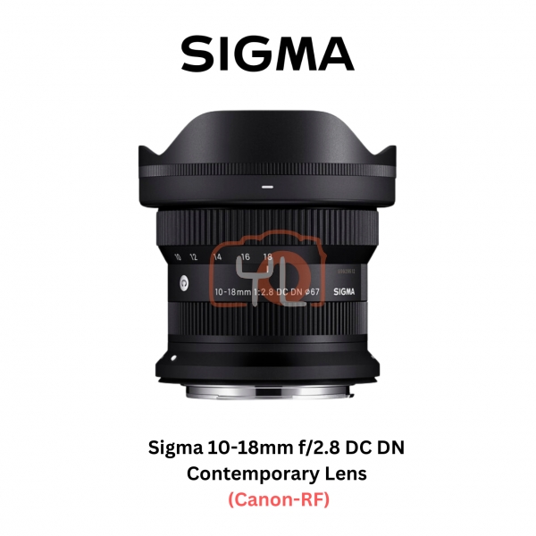 Sigma 10-18mm F2.8 DC DN Contemporary Lens (Canon-RF)